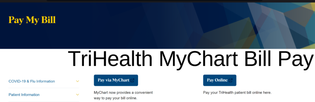 Pay Bills - TriHealth MyChart